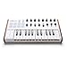 Worlde 25 Key USB Portable Tuna Mini MIDI Keyboard MIDI Controller with 8 Knobs, 8 Drum Pads, 8 Faders, Wood Imitation Rim, Pedal Interface, for Mac and PC