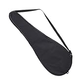 XINCHI Funda de Raqueta de Badminton sencilla para transporte, acolchada, para raqueta de transporte, profesional, para Racquetball con correa ajustable para una pala de bádminton