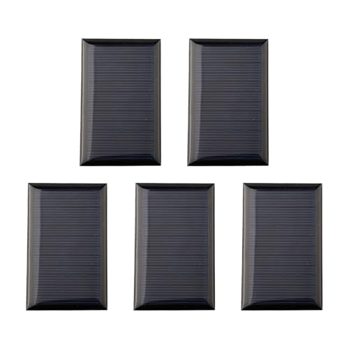 VRTYVEYBB 5 unidades de 6 V 70 mA para mini módulo de panel solar DIY para cargador de luz, baja potencia