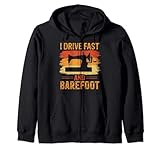 Photo Gallery i drive fast and barefoot funny quilting lover sewing quotes felpa con cappuccio Photo Gallery i drive fast and barefoot funny quilting lover sewing quotes felpa con cappuccio