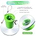 Enhon Light Bulb Changer for High Ceilings and Recessed Lights, Suction Cup Light Bulb Changer Attachment Kit Compatible with DocaPole and Other Standard Threaded Extension Pole (Pole Not Included)
