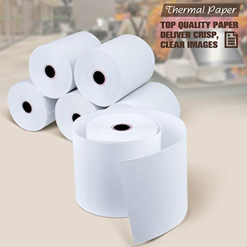 Tk Thermal King, 3-1/8" X 230' Point-Of-Sale Thermal Paper Rolls Fits Station Pos System (10 Rolls) #TOP6