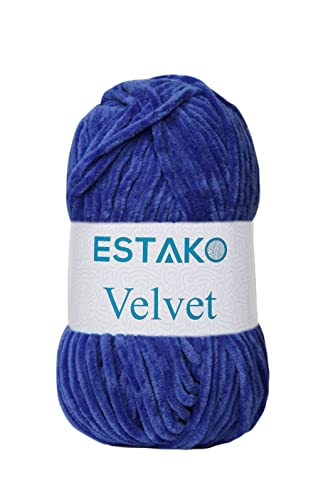 Estako Velvet Chenille Blanket amigurumi Yarn for Crocheting and Knitting