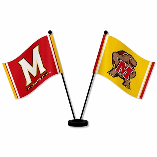 Drapeaux de bureau du Maryland pour décorer un cabinet ou salon de style