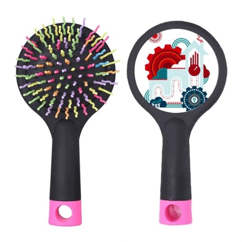 Brosse à cheveux démêlante contre la casse avec coussin d'air ergonomique