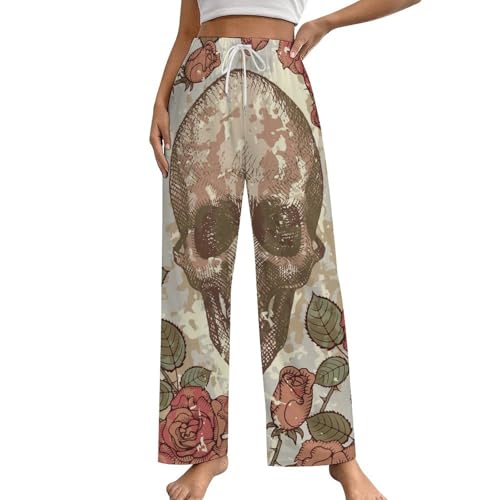 Pantalon de pyjama femme avec poches pour dormir sans contrainte