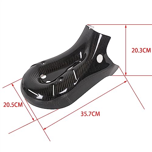 Protection échappement carbone Ducati 1199 isolant thermique - 2