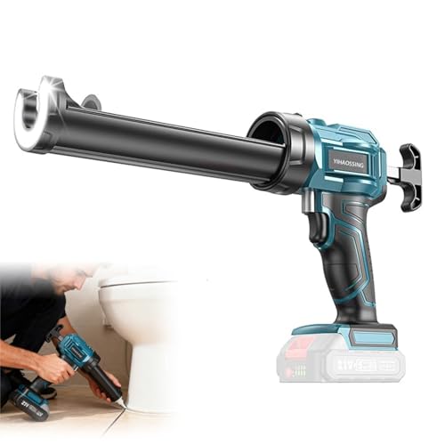 Cordless Electric Caulking Gun with LED Light