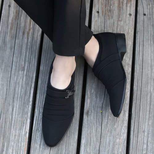 BORAMAX Men's Oxford Shoes - Men's PU Business Shoes Pointed Toe Wedding Shoes Casual Work Shoes Suit Shoes3