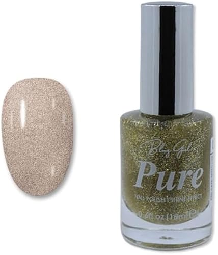 Pure Nail Polish Shining Effect 55 | Sparkling Finish, Long-Lasting Colour, Glitter Formula, 0.6 fl oz Bottle, Shimmer Effect