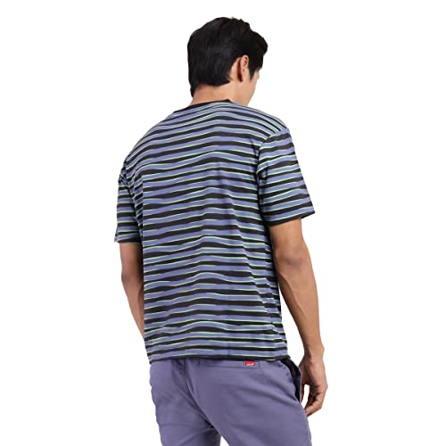 Image of Levi's Men's Cotton Relaxed Fit Striped T-Shirt