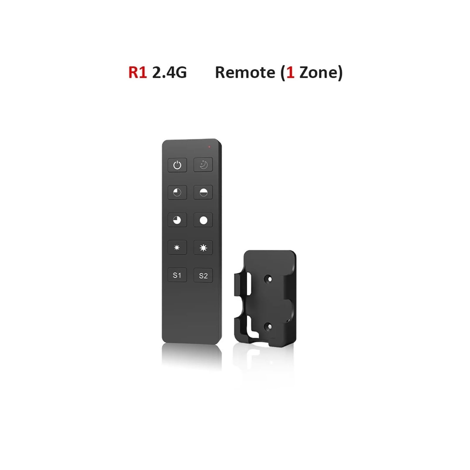 DC 12V 24V LED-Dimmerschalter 20A Konstantspannungsregler passend for 5050 2835 FCOB Monochrom-Lichtleiste 2,4G Fernbedienung LED-Controller LED-Dimmer(R1 Remote)