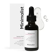 Salicylic Acid 2% Face Serum for Acne, Oil Control & Open Pores | Minimalist Acne Control Serum | BHA Exfoliant for Uneven Skin Tone | For Women & Men | 1Fl Oz/30ml