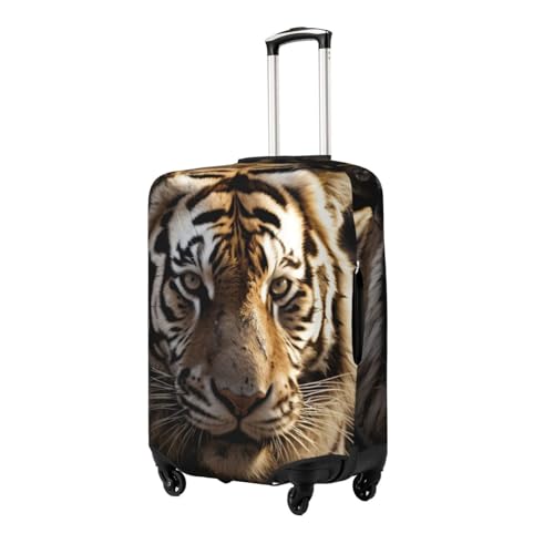 Travel Luggage Cover Elastic Anti-Scratch Suitcase Protector Washable Travel Suitcase Cover Animal Tiger Luggage Protector Fits 18-32 Inch Suitcase2