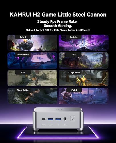 Image of KAMRUI P2 Mini PC i5-12600H, 32GB LPDDR5 1TB SSD, Triple 4K, Win11 Pro