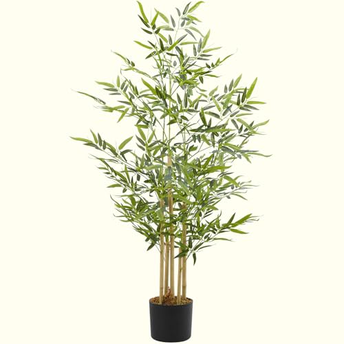 ABOUT SPACE 4 ft Bamboo Tree with 800 Leaves Artificial Plant for...
