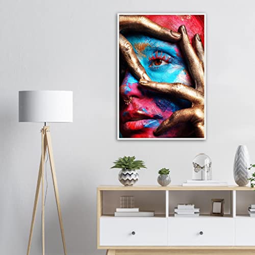 Impression murale encadrée MUA noire 30x40 cm : la solution déco sans stress prête à suspendre