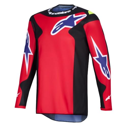 Image of Alpinestars 2026 Fluid Grid Jersey 2XL, Red/Black/Purple