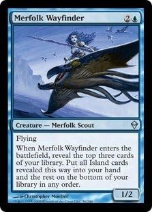 Magic The Gathering - Merfolk Wayfinder (56) - Zendikar - Foil
