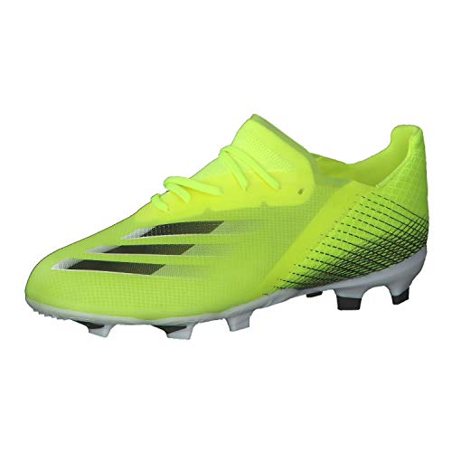 adidas X Ghosted.1 FG J, Football Shoes Unisex Adult, Amasol Negbás Azurea, 38 EU