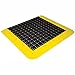Wearwell ErgoDeck No-Slip Kit Drainage, Black, 48 x 42 x 7/8