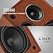 Elimavi Passive Bookshelf Speakers, 2-Way Design with 4