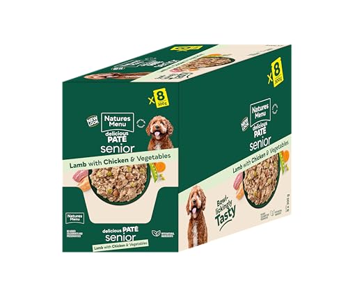 Natures Menu Senior Dog Food Pouch Lamb with Chicken (8 x 300g) - Image 4