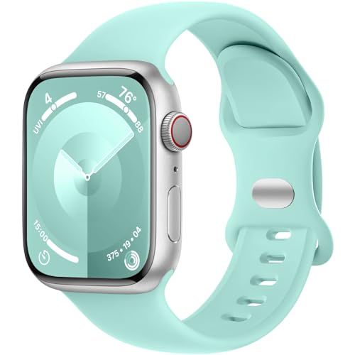 DaQin Sport Band Silicone Apple Watch Band 38–49mm Mint Green