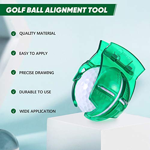 Set-2-Piezas-Herramientas-de-Alineacion-Marcador-de-Pelota-de-Golf-Dibujo-de-Linea-de-Pelota-Golf-Herramienta-de-Marcador-de-Golf-Clip-de-Putter-de-Papel-Encerado-Rotulador-de-Pelota-Golf
