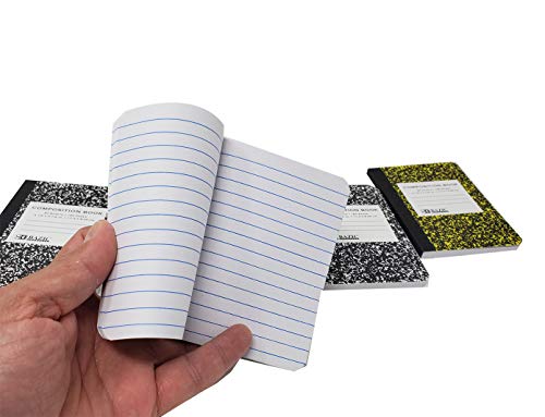 Mini Composition Book carnet de notes ligné petit format marbré journal écriture