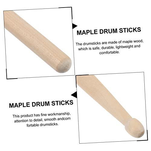 Baquetas de maple para batería 1 par miniatura 4