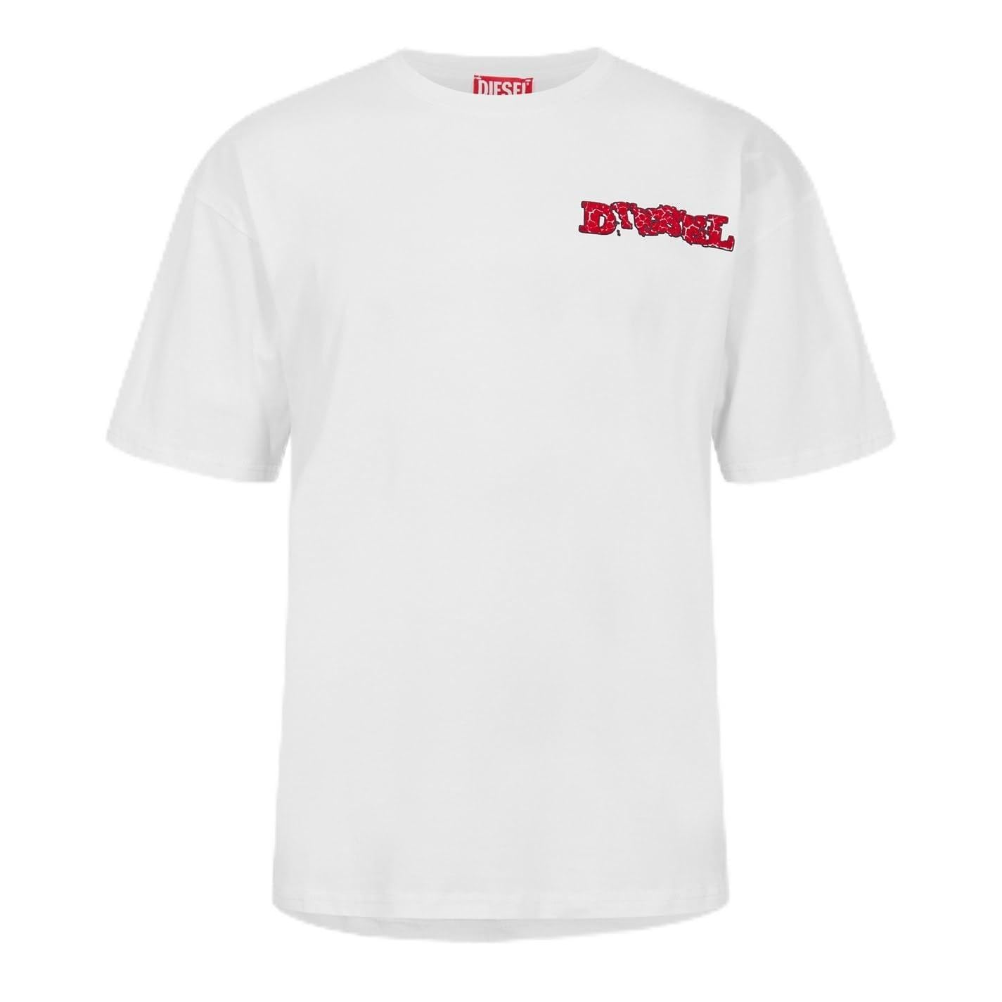 Diesel Men's T-Box T-Shirt White Large