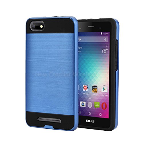 BLU Advance 5.0 HD / Dash X2 Case, Tough Hybrid + Dual Layer Shockproof Drop Protection Case Cover for BLU Advance 5.0 HD (A050)/Dash X2(D110U)(VGC Blue)