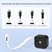 Itramax USB A auf USB C Ladekabel 6M/2er-Pack,Flaches 90 Grad Stromkabel