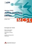 Windows 2000 Active Directory Design, CD-ROM Für Examen 70-219. Für Windows 95/98/Me/NT 4.0/2000 - Michael Völk