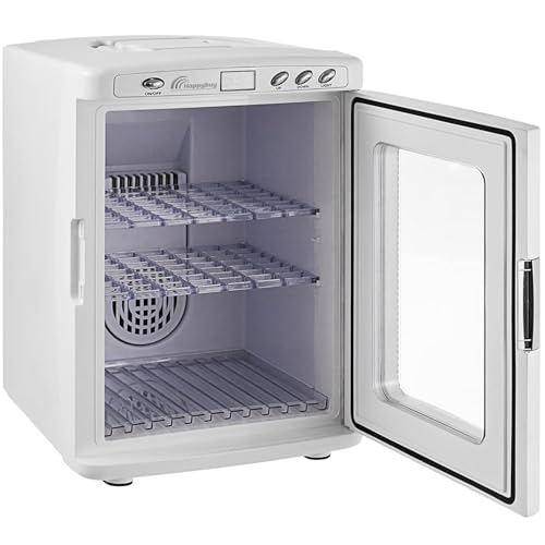 VEVOR Reptile Incubator, 25L Scientific Lab Incubator, Cooling and Heating 5 °C to 42 °C Automatic Incubator, 12V/110V White Reptile Egg Breeding Hatchery Work for Thermostats Snakes and Turtles