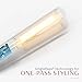 T3 - SinglePass Luxe 1 Inch Professional Straightening & Styling Iron | Digital Tourmaline + Ceramic Flat Iron with Adjustable Heat Settings for Straight Smooth Hair, Waves and Curls