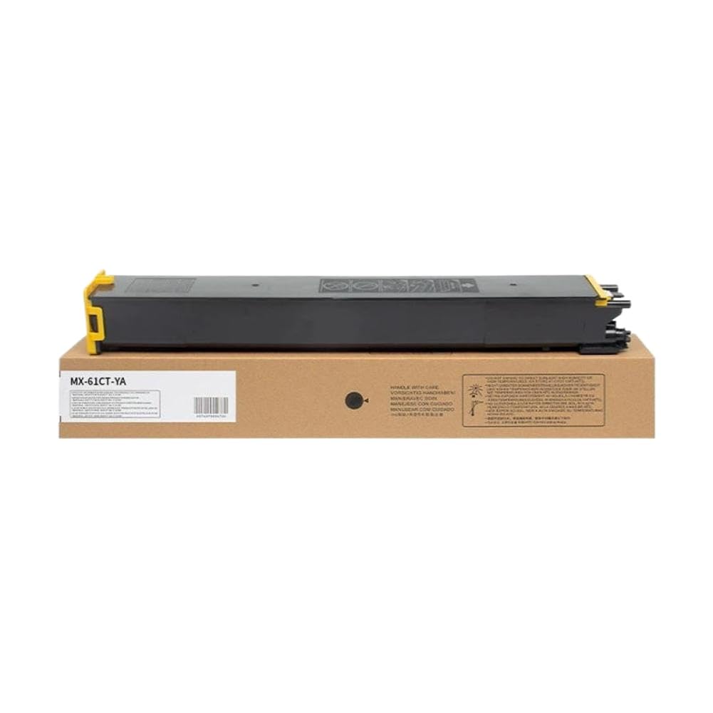 Toner MX61 jaune 400g pour imprimantes Sharp MX-3081 MX-4081 MX-3581 - 2