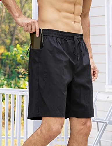 TUONROAD Mens Swim Trunks with Compression Liner 2 in 1 Board Shorts 7 Inch Quick Dry Swimming Shorts with Zipper Pockets3