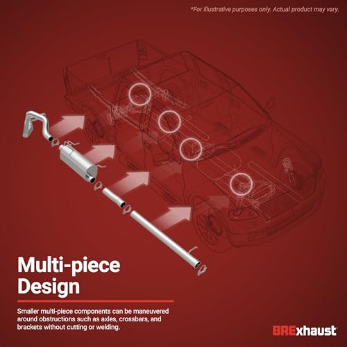 BRExhaust Direct-Fit Replacement Exhaust System 106-0738