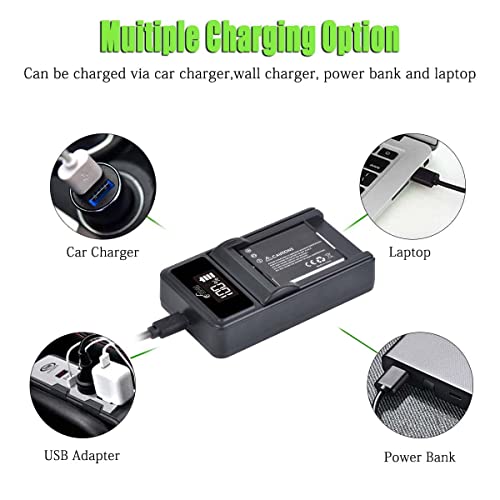 Pickle Power Np-Bn1 Batteries And Battery Charger Replacement For Sony Cyber-Shot Dsc-W800 Dsc-W530 Dsc-W570 Dsc-W650 Dsc-W830 Dsc-W310 Dsc-W330 Dsc-Tx10 Tx20 Tx30 Dsc-Wx100 Dsc-W800 Dsc-Qx10 Dsc-Qx30 #TOP5