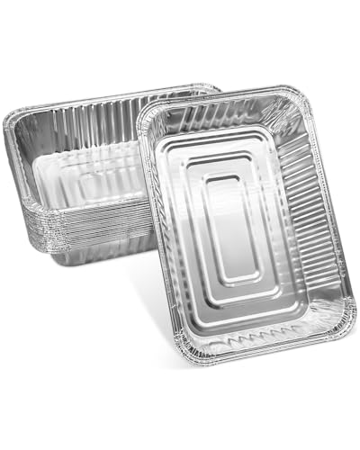 Matchwaves Grease Tray Liners for Ninja OG800/OG900 and FlexFlame Series Grill Drip Pans for Ninja XSKTRYLRXL Woodfire Outdoor Grill & Smoker 6 x 8.66 x 2 20Pcs