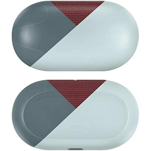 Skinit Decal Audio Skin Compatible with Galaxy Buds+ - Officially Licensed Skinit Originally Designed Marsala Triangle Shapes Design