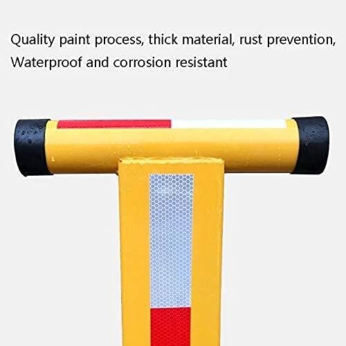 NOKTAI Abschließbare Parksperre, Parkriegel, Parksperre, Faltbare Säule, Parksperre zum Verriegeln, Parksperre abnehmbar, 36,6 x 37,7 x 25 cm, Parksperre – Bild 4