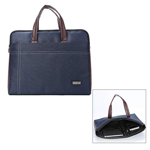 Pasta masculina com zíper A4 personalizada para negócios, bolsa para documentos de alta capacidade,