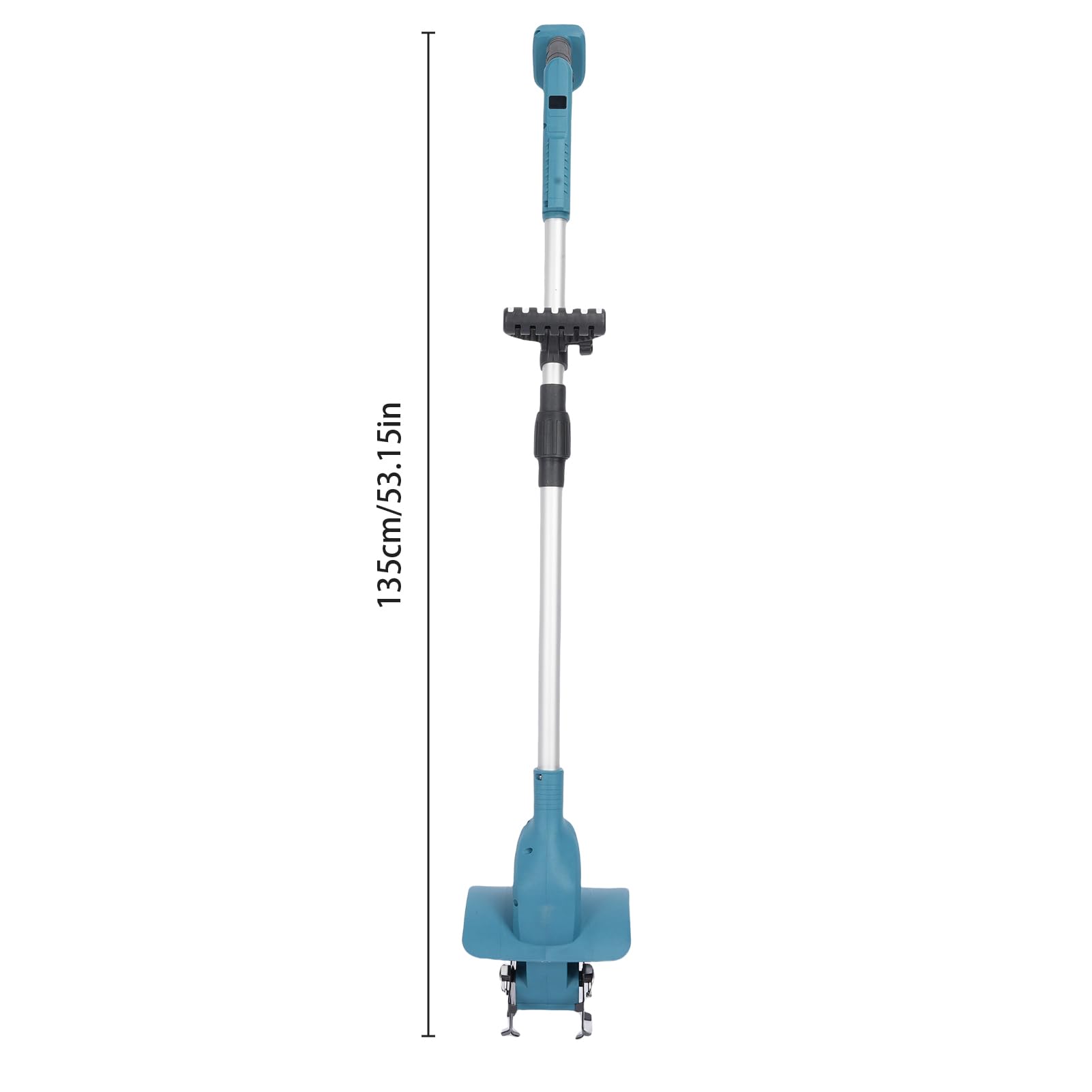 Cultivador eléctrico inalámbrico de 21 V, Potente, 330 RPM, Alta Velocidad, con 2 púas de Acero, batería Recargable de 1300 mAh para césped, jardinería, Cultivo de Suelo, 7