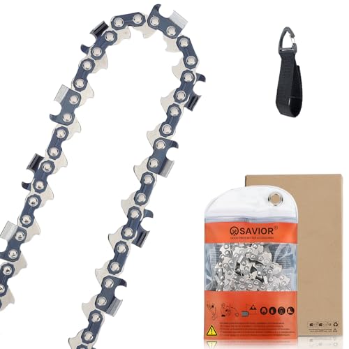 SAVIOR Sägeketten .325" 1,5 mm 78 TG für 50 cm Schiene, Halbmeißel Ketten Kompatibel mit Husqvarna, Dolmar, Timberpro