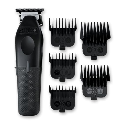 TPOB Play Professional Barber Hair Trimmer for Men 7000 RPM (Black + Softy)