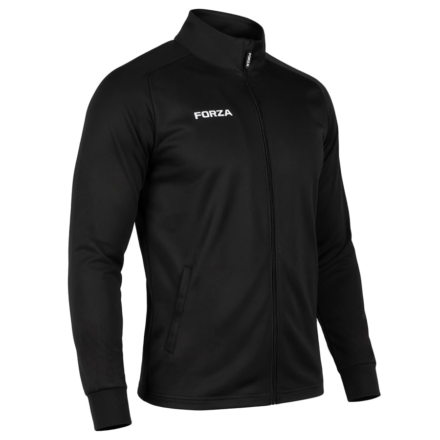 Chaqueta deportiva FORZA de secado rápido con bolsillos con cremallera y ajuste de gimnasio