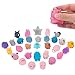 PROLOSO Squishy Fidget Toys Glitter Squeeze Animal Stress Relief 30 Pcs